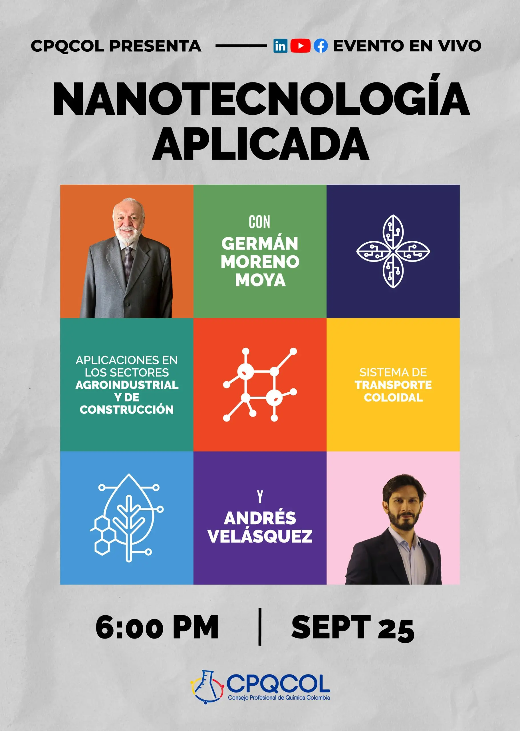 Poster oficial evento en vivo